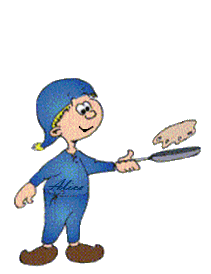 Gif animé Chandeleur crêpes garçon